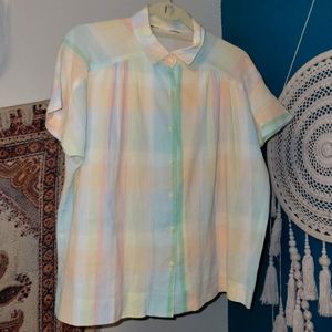 Vintage button down blouse